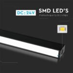 Lampă Magnetică Lineară LED 30W SMD Neagră IP20 24V 4000K - Image 4