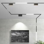 Spot Linear LED Magnetic 10 x2W SMD Negru IP20 24V 3000K