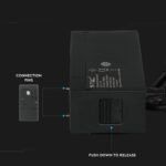 Pendul LED 15W Magnetic Negru IP20 24V 4000K - Image 4