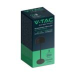 Lampă de Masă LED Baterie 1800mAh 115×300 3in1 Corp Negru - Image 3
