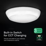 Plafonieră LED Cip CREE 8W/16W/20W 3IN1 RD IP65 - Image 4