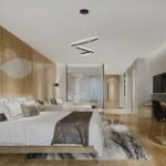 32W LED Lampă Decorativă Suspendată 600*400*200 Corp Negru 3000K - Image 2