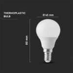 Bec LED Cip SAMSUNG 3.7W E14 P45 Plastic 4000K - Image 3