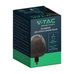 Bec LED 4W E27 Filament Formă de Măr Negru - Image 2