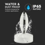 7W Lampă de perete LED Corp rotund Alb natural IP65 - Image 4