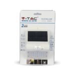 1.5W Lampă solară LED Alb natural Corp Alb - Image 3