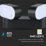 Lampă LED 12W Orientabilă Corp Negru 3000K - Image 4