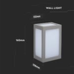 Lampă LED de perete 12W Corp Gri 6400K - Image 3