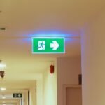 2W Lampă Exit LED Montaj Încastrat 6000K