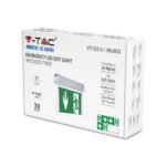 2W Lampă Exit LED Montaj Încastrat 6000K - Image 2