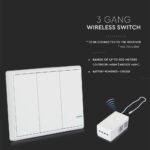 Comutator Wireless 3 Canale IP54 - Image 4