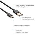 1m Cablu Tip C USB Negru Seria Platinum - Image 4