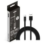 1m Cablu Micro USB Negru Seria Ruby - Image 3