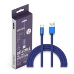 1m Cablu Micro USB Albastru Seria Ruby - Image 3