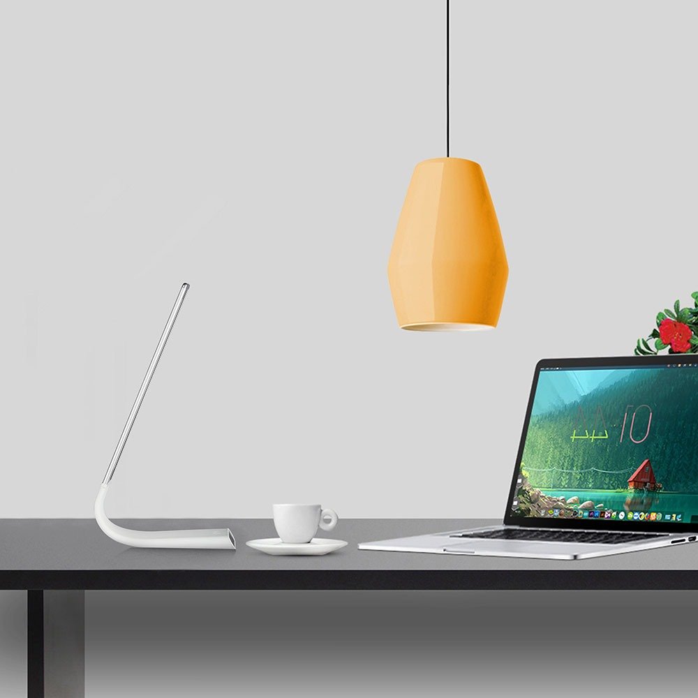 Lampă de birou flexibilă & Slim de 6.5W LED 3 în 1 Albă