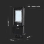 Lampa solara stradala cu LED 1600lm, Senzor miscare, 6000K - Image 10