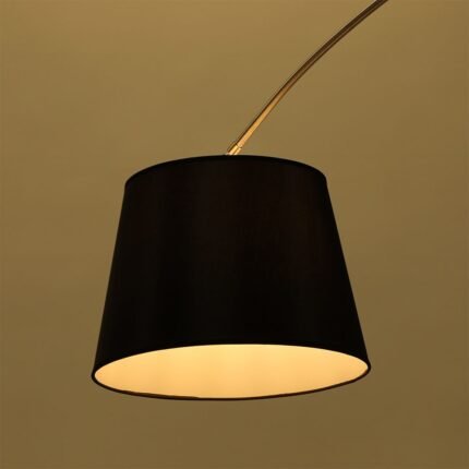 Lampă LED de Podea Soclu E27 Abajur Negru
