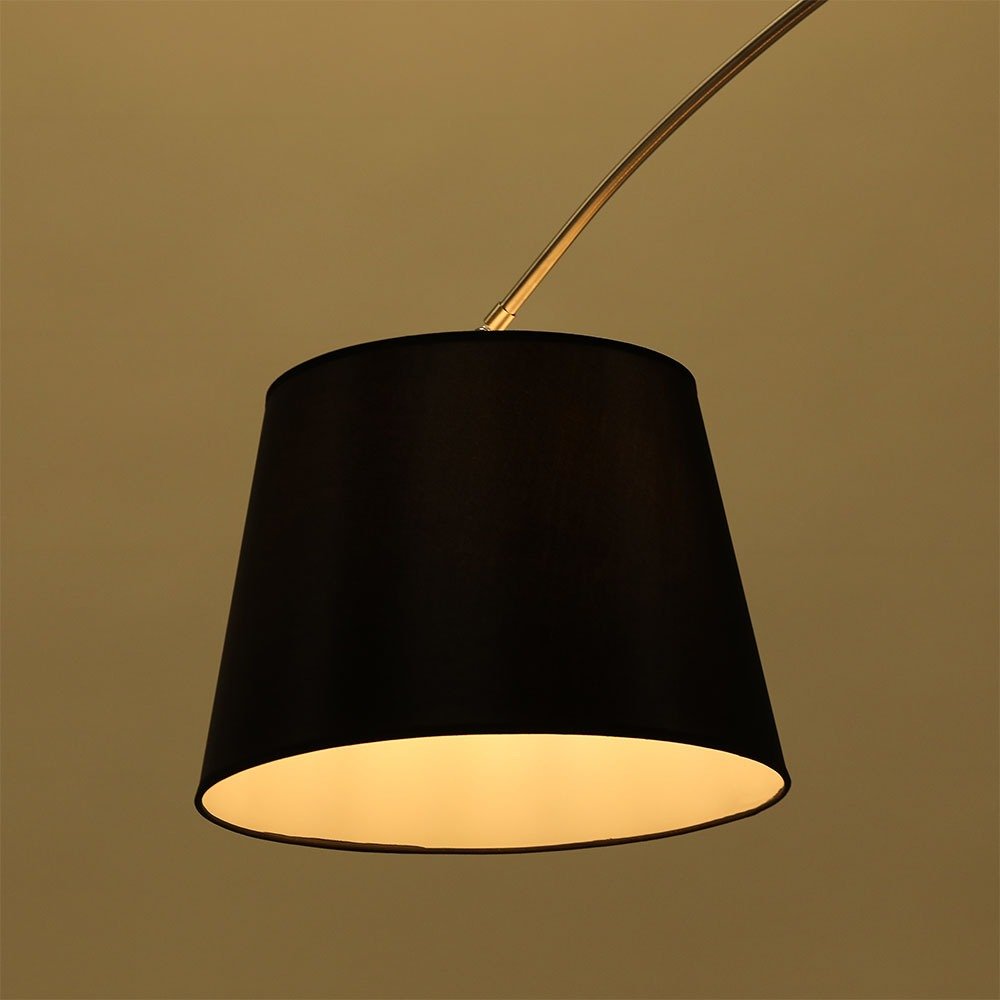 Lampă LED de Podea Soclu E27 Abajur Negru