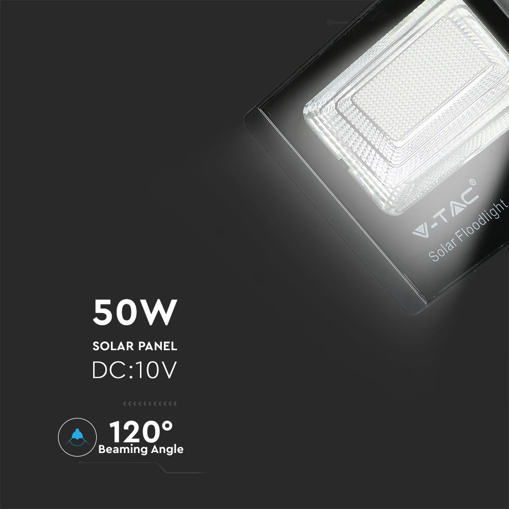 Panou Solar 50W Proiector LED 4000K