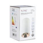 GU10 Suport Rotund Alb & Rose Gold - Image 2
