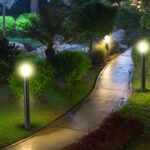 E27 Bollard Lamp 110cm Oțel Inoxidabil Corp Negru IP44 - Image 2