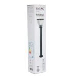 Bollard Lamp Transparent Negru - Image 3