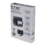 Proiector LED 10W Solar Detașabil Corp Negru 4000K - Image 2