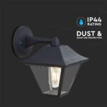 Lampă Perete E27 Negru Mat Sticlă Clară - Image 5