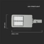 Lampă Stradală LED Cip SAMSUNG 120W 6400K Clasa II Aluminiu Dimabil 140LM/W - Image 3