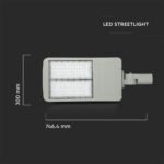 Lampă Stradală LED Cip SAMSUNG 150W 6400K Clasa II Aluminiu Dimabil 140LM/W - Image 3