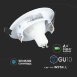 Spot LED GU10 Ramă Corp Alb 6400K 3pcs/Pachet - Image 4