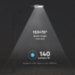 Lampă Stradală LED Cip SAMSUNG 200W 6400K Clasa II Aluminiu Dimabil 140LM/W - Image 4