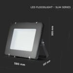 Proiector LED 400W SMD Cip SAMSUNG Slim Corp Negru 4000K 120LM/W - Image 2