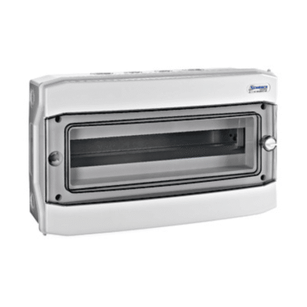 Tablou sigurante aplicat exterior IP65, 1 rând, 18UH, Schrack
