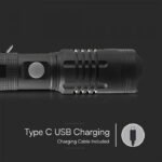 Lanterna 10W, 1000lm, Carcasa Aluminiu, 3.7V 2000mAh - Image 7