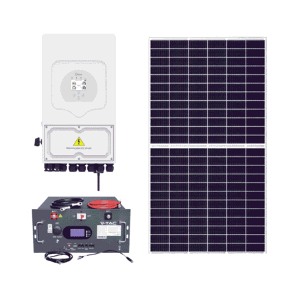 Invertor 8kW + Acumulator 9.6kWh + Panouri 5.4-5.58kWp
