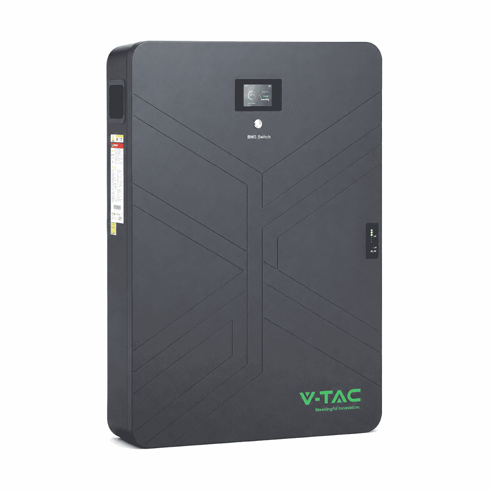 Acumulator Slim LiFePO4 14.33kWh VT-14033 Negru, V-TAC